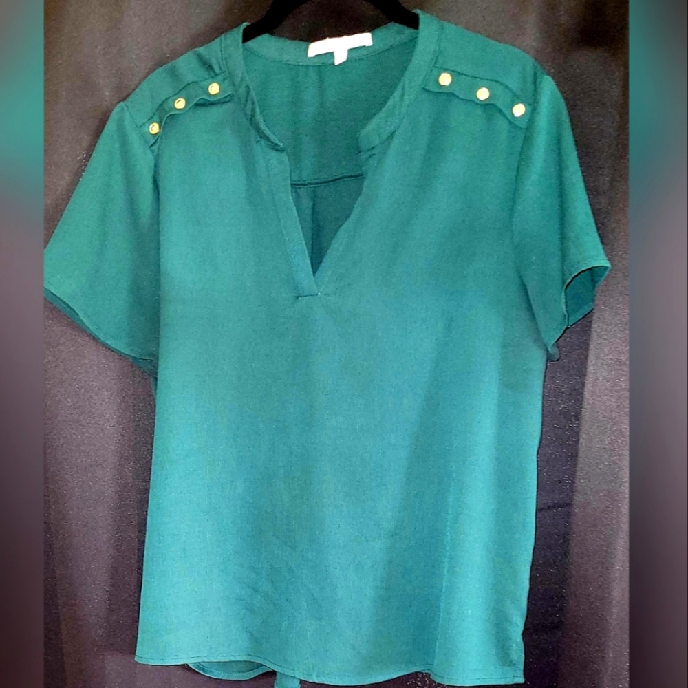 Sweet Rain XLarge blouse in aqua-green